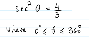 trigonometric equations