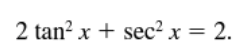 trigonometric equations