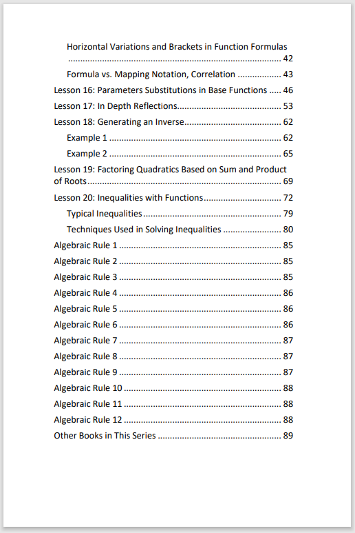 Math 30 Diploma Prep, Pre-Calculus 12, sample